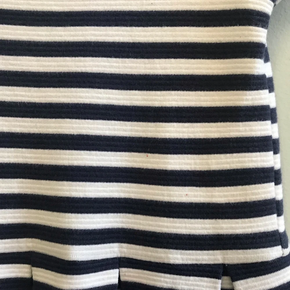Ralph Lauren white and blue striped dress, size 5.